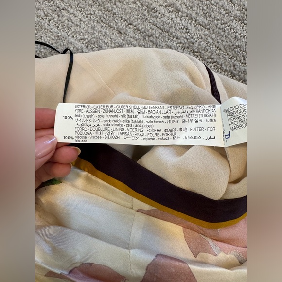 Zara Studio Printed Silk Skirt Limited Edition - Picture 6 of 6